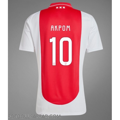 Ajax Chuba Akpom #10 Hemmatröja 2024-25 Kortärmad